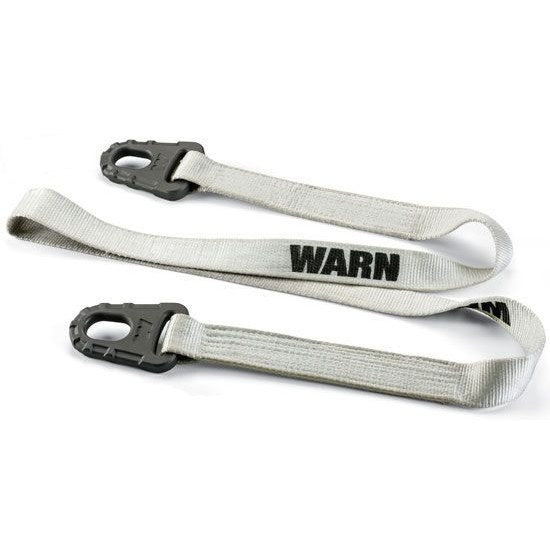 White nylon webbing winch strap from Warn part number 92094