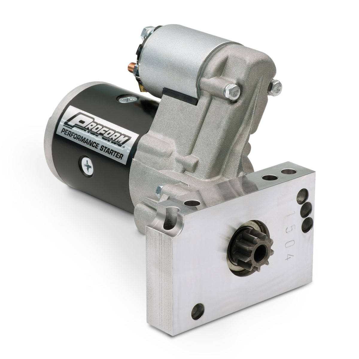 Aluminum starter from Proform part number 66256