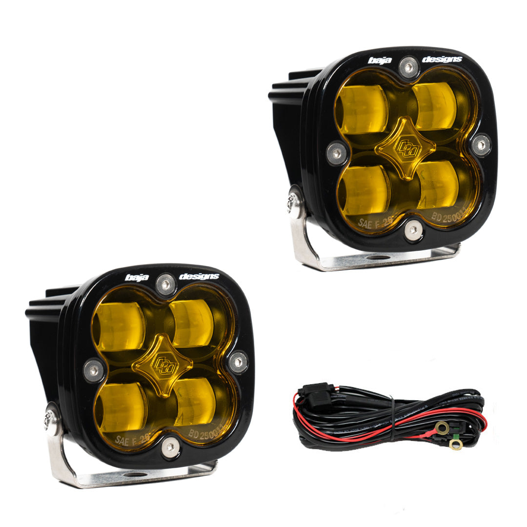 Black auxiliary light with mounting hardware from Baja Designs part number 257811