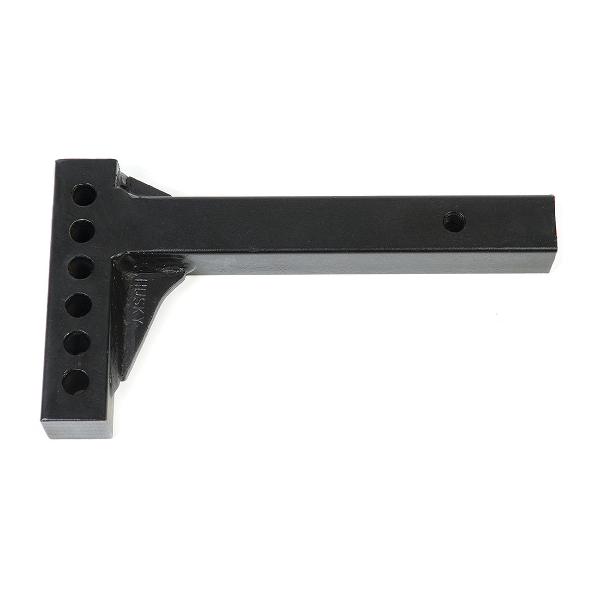 Black powder coated trailer weight distribution shank from Husky Towing part number 30856