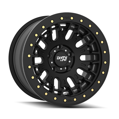 Satin black alluminum wheel 17 diameter from DIRTY LIFE part number 9317-7973MB