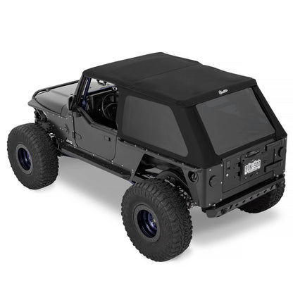 Premium black twill soft top from Bestop part number 56821-17
