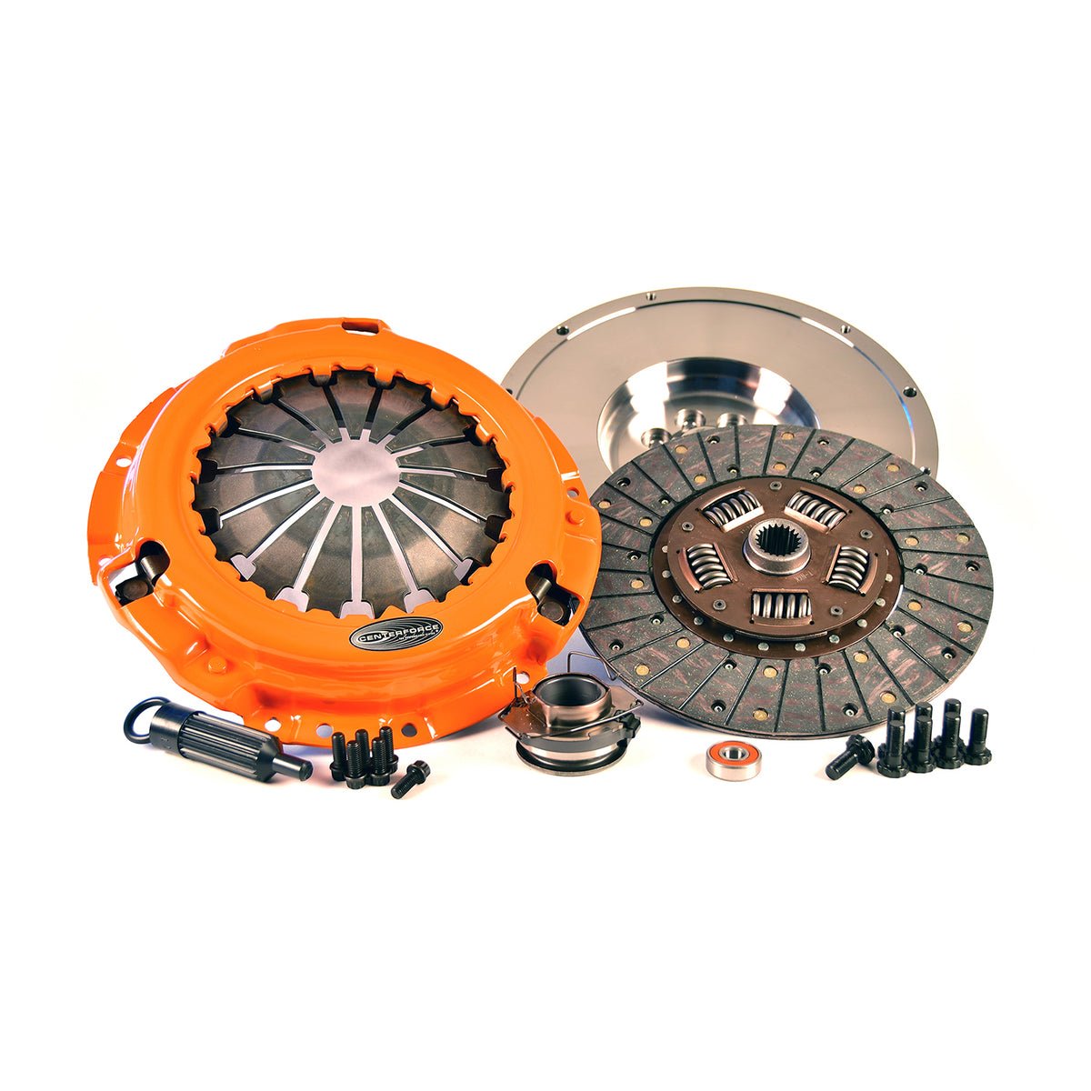 Transmission Clutch and Flywheel Kit with mounting hardware from Centerforce part number KCFT811035