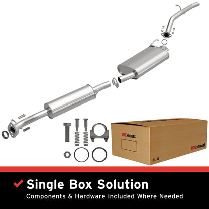 Satin exhaust system kit from BRExhaust part number 106-0080