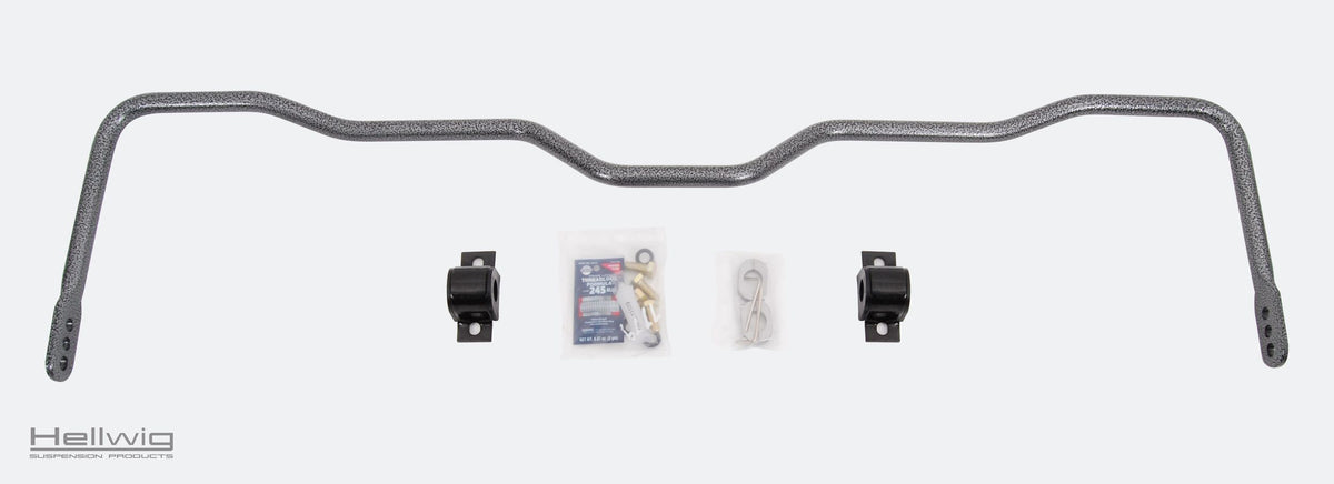 Silver hammertone suspension stabilizer bar kit from Hellwig part number 7779