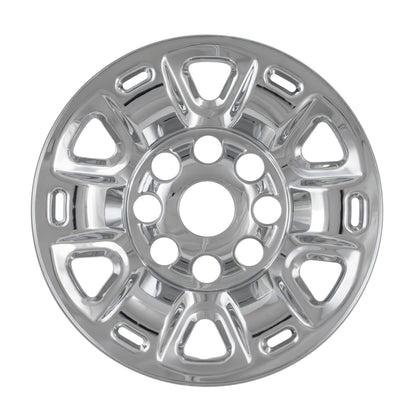 Silver chrome plated abs plastic wheel cover 17 diameter from Coast To Coast part number IWCIMP87X