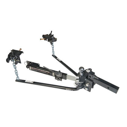Black steel trailer weight distribution kit with mounting hardware from Husky Towing part number 31999