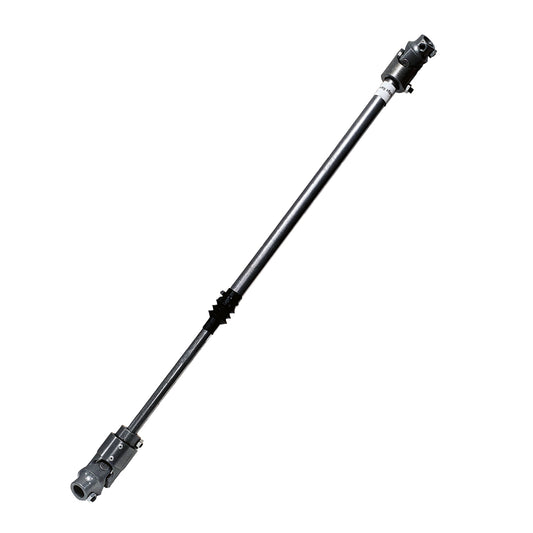 Natural steel steering shaft with mounting hardware from Borgeson part number 000951