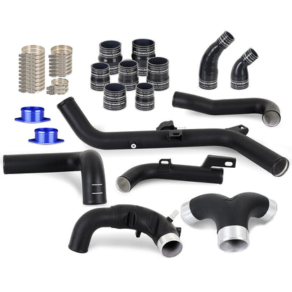 Powder coated intercooler pipe set from Mishimoto part number MMICP-BR27-21USBK