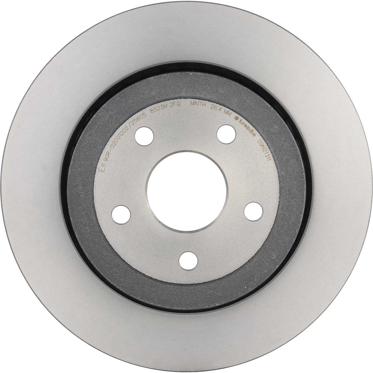 Gray cast iron disc brake rotor from Brembo part number 09.N213.11