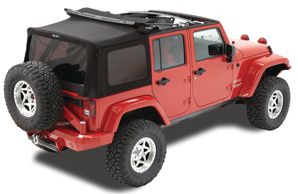 Premium black twill soft top from Bestop part number 79847-17