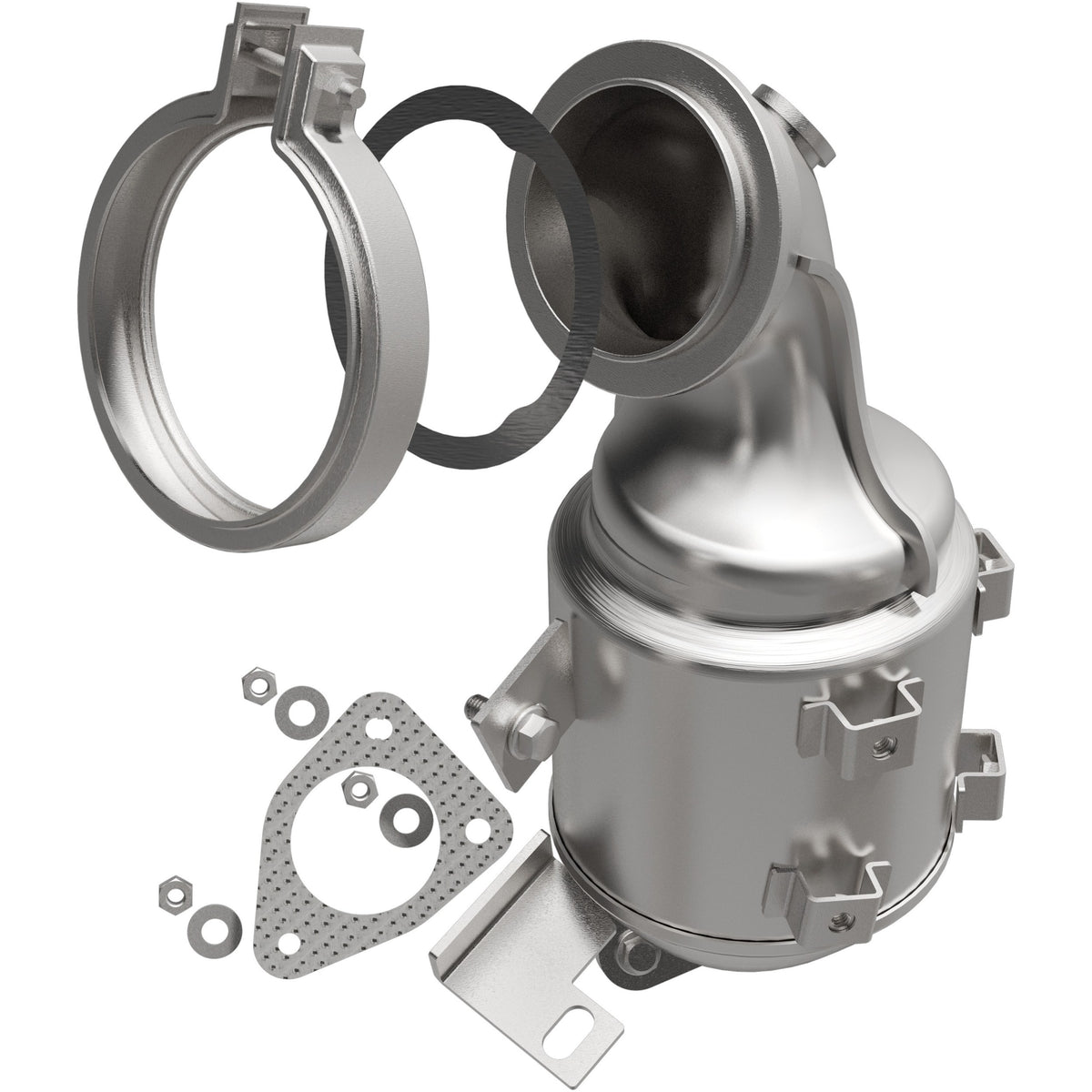 Stainless stainless steel catalytic converter from MagnaFlow Exhaust Products part number 280173