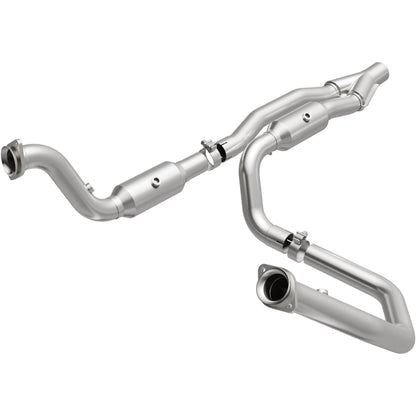 Stainless stainless steel catalytic converter from MagnaFlow Exhaust Products part number 21-457