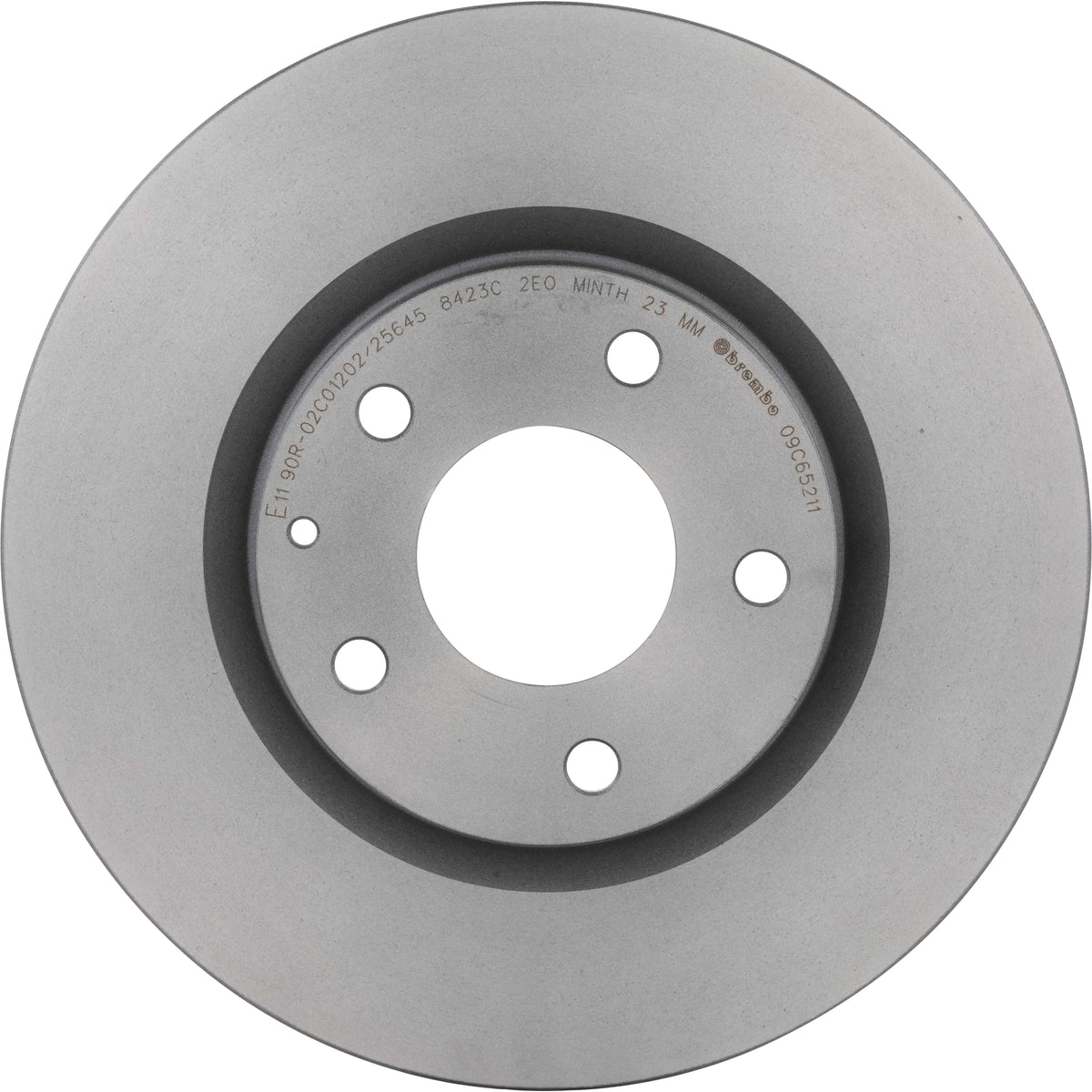Gray cast iron disc brake rotor from Brembo part number 09.C652.11