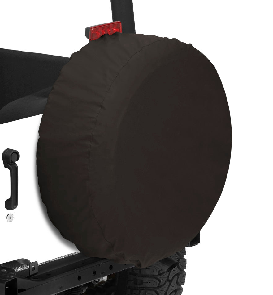 Black crush spare tire cover from Bestop part number 61028-01