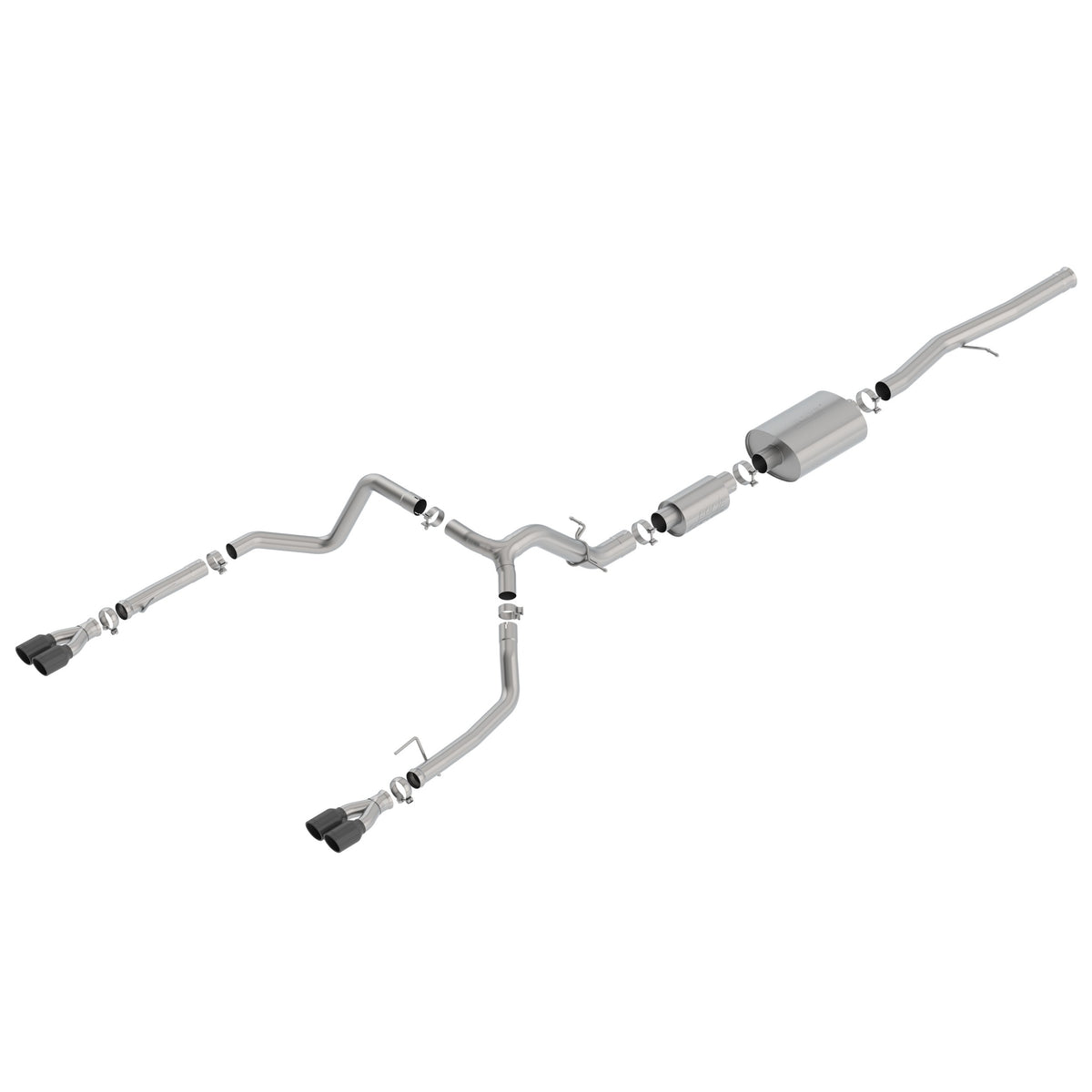 T-304 stainless steel exhaust system kit from Borla part number 140774BC