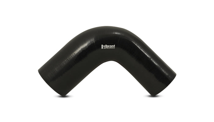 Black engine air intake tubing coupler from Vibrant Performance part number 19793
