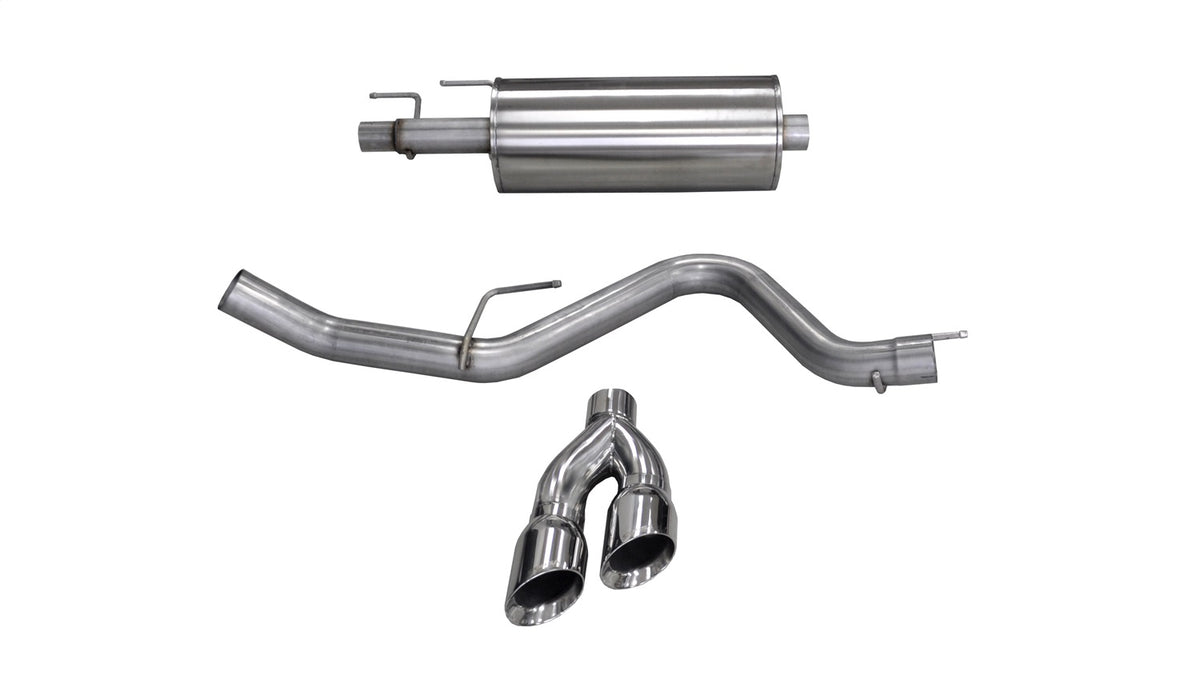 Stainless steel exhaust system kit from Corsa Performance part number 14836