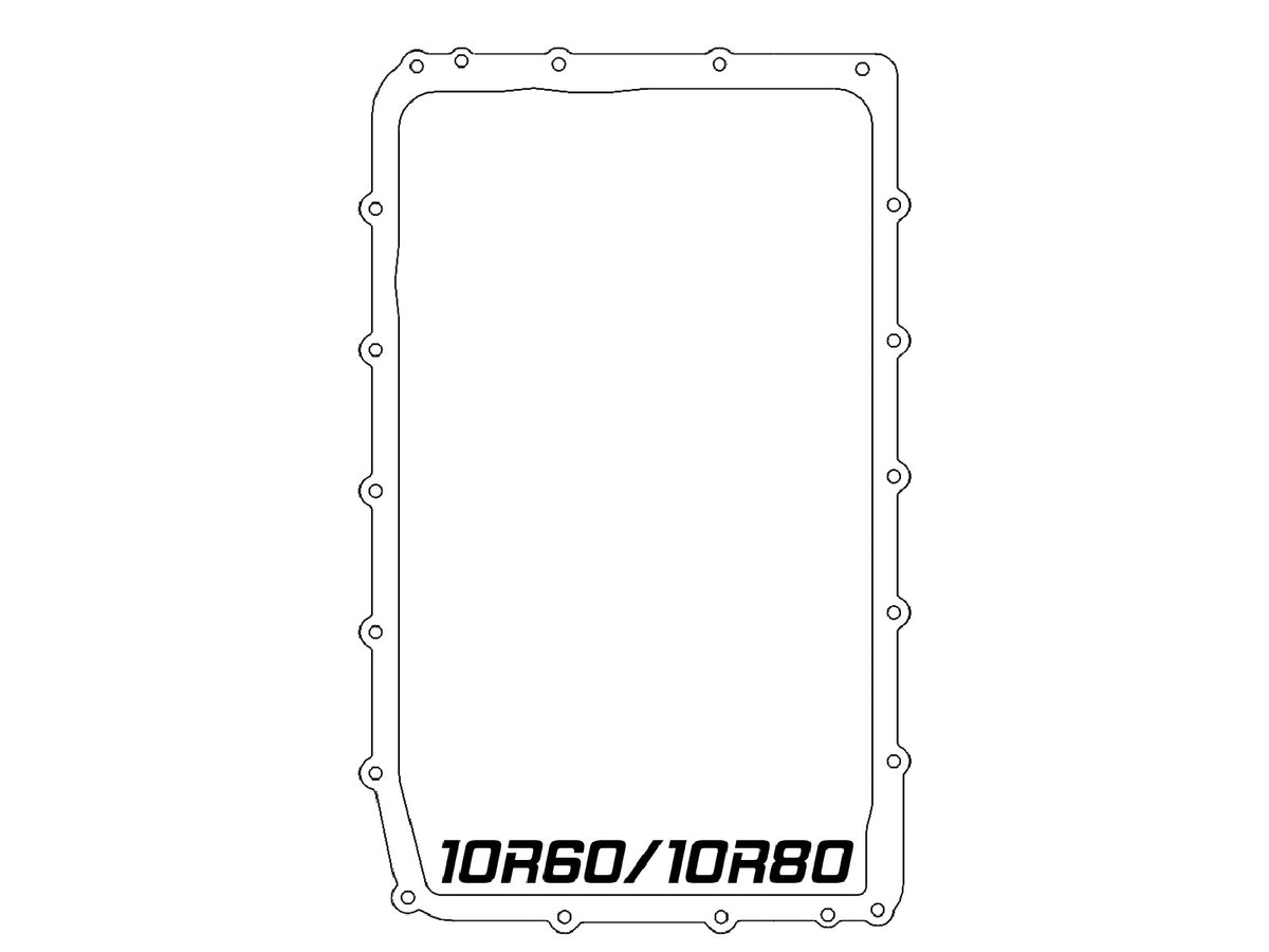 Black powdercoated cast aluminum transmission oil pan with mounting hardware from aFe Power part number 46-71330B