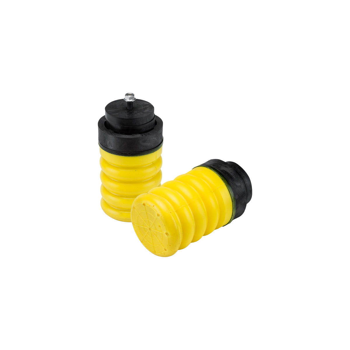 Yellow air suspension helper spring kit from SuperSprings part number SSR-127-54