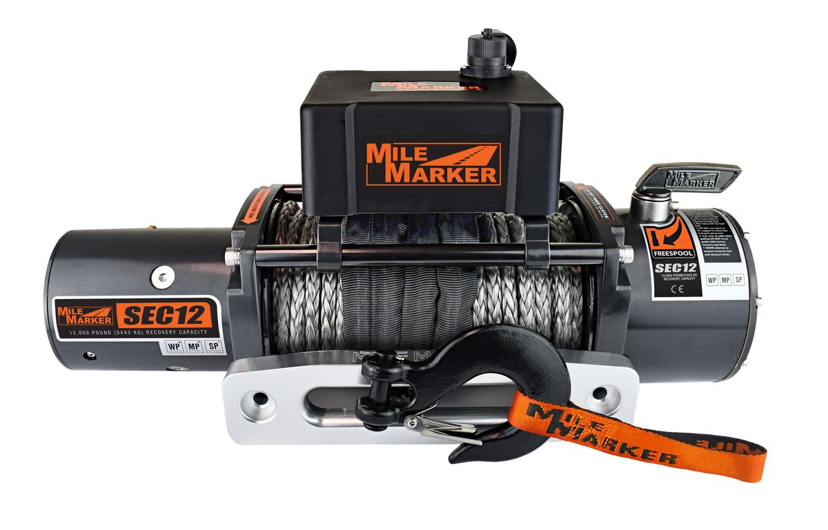 Metal winch from Mile Marker part number 76-53251BW