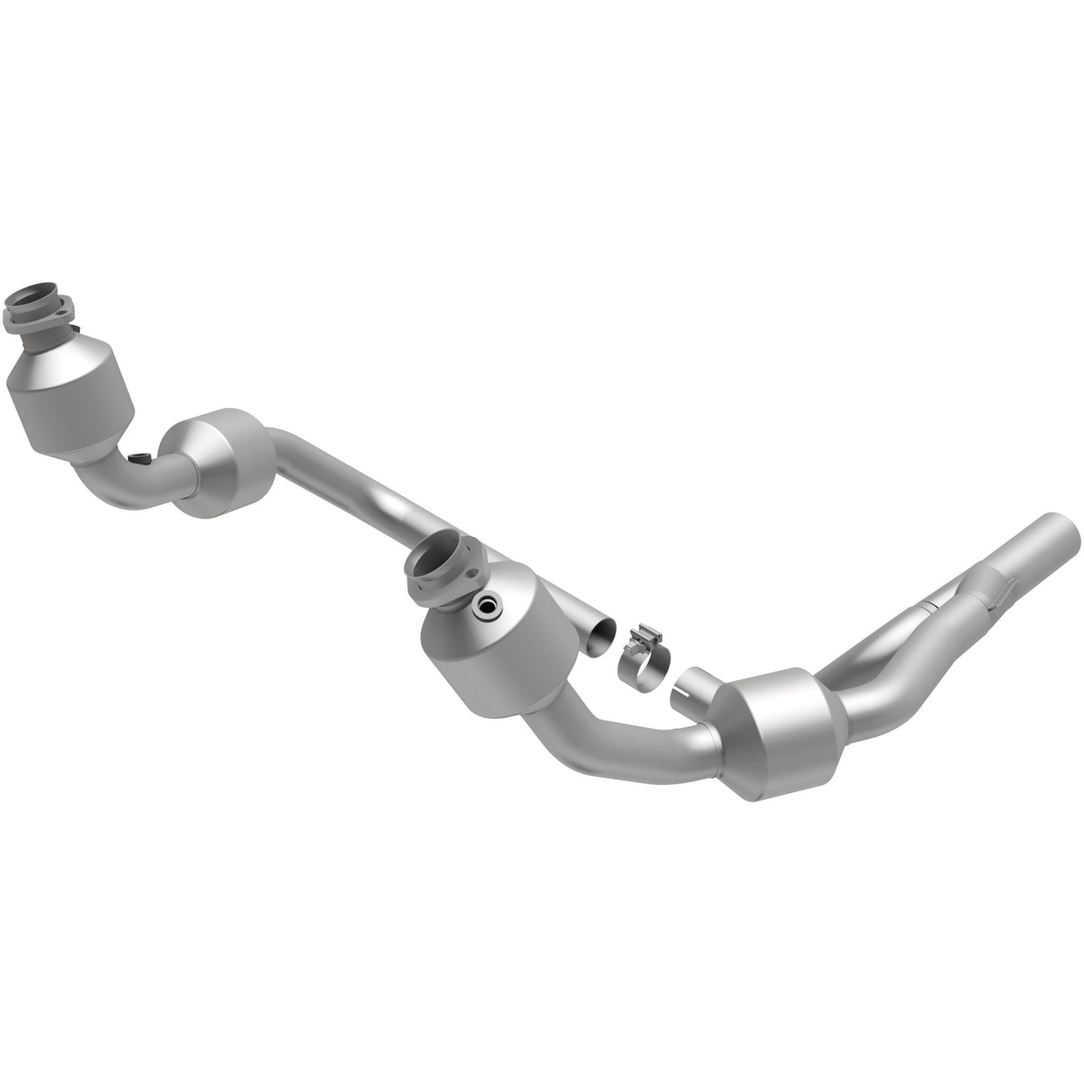Stainless stainless steel catalytic converter from MagnaFlow Exhaust Products part number 49689