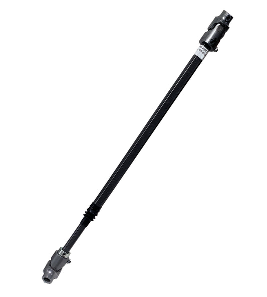 Natural steel steering shaft with mounting hardware from Borgeson part number 000943