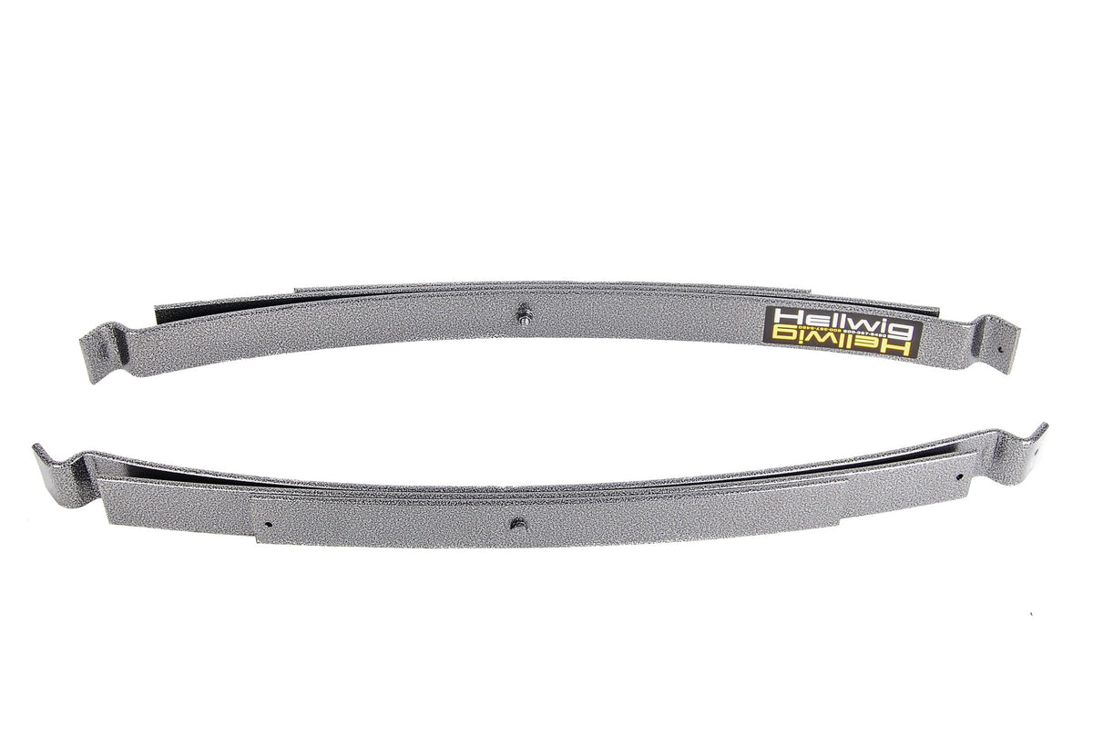 Silver hammertone leaf helper spring from Hellwig part number 2510