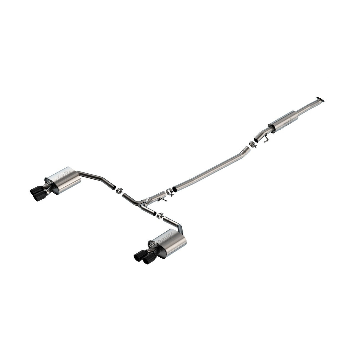 T-304 stainless steel exhaust system kit from Borla part number 140891BC