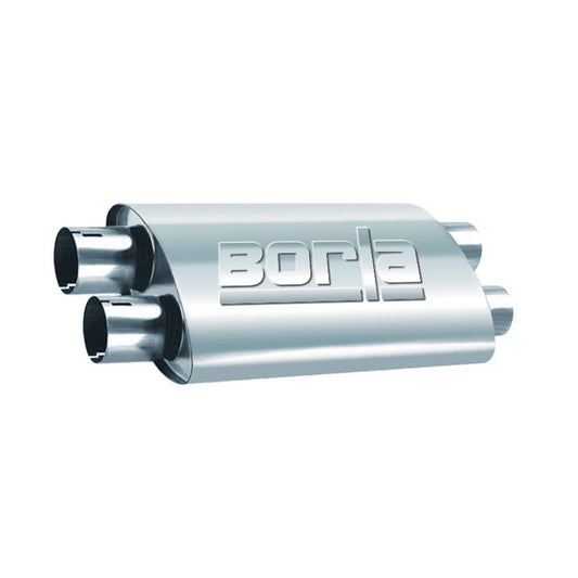 T-304 stainless steel exhaust muffler from Borla part number 400287