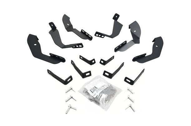 Mild steel step nerf bar mount kit from Big Country part number 393015