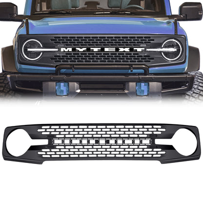 Matte black abs plastic grille from AMERICAN MODIFIED part number AMFMEA00102