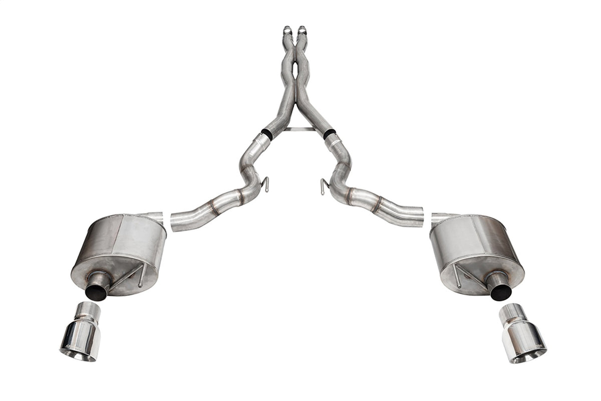304 stainless steel exhaust system kit from Corsa Performance part number 21274