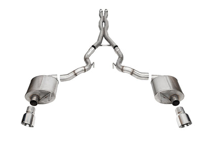 304 stainless steel exhaust system kit from Corsa Performance part number 21274