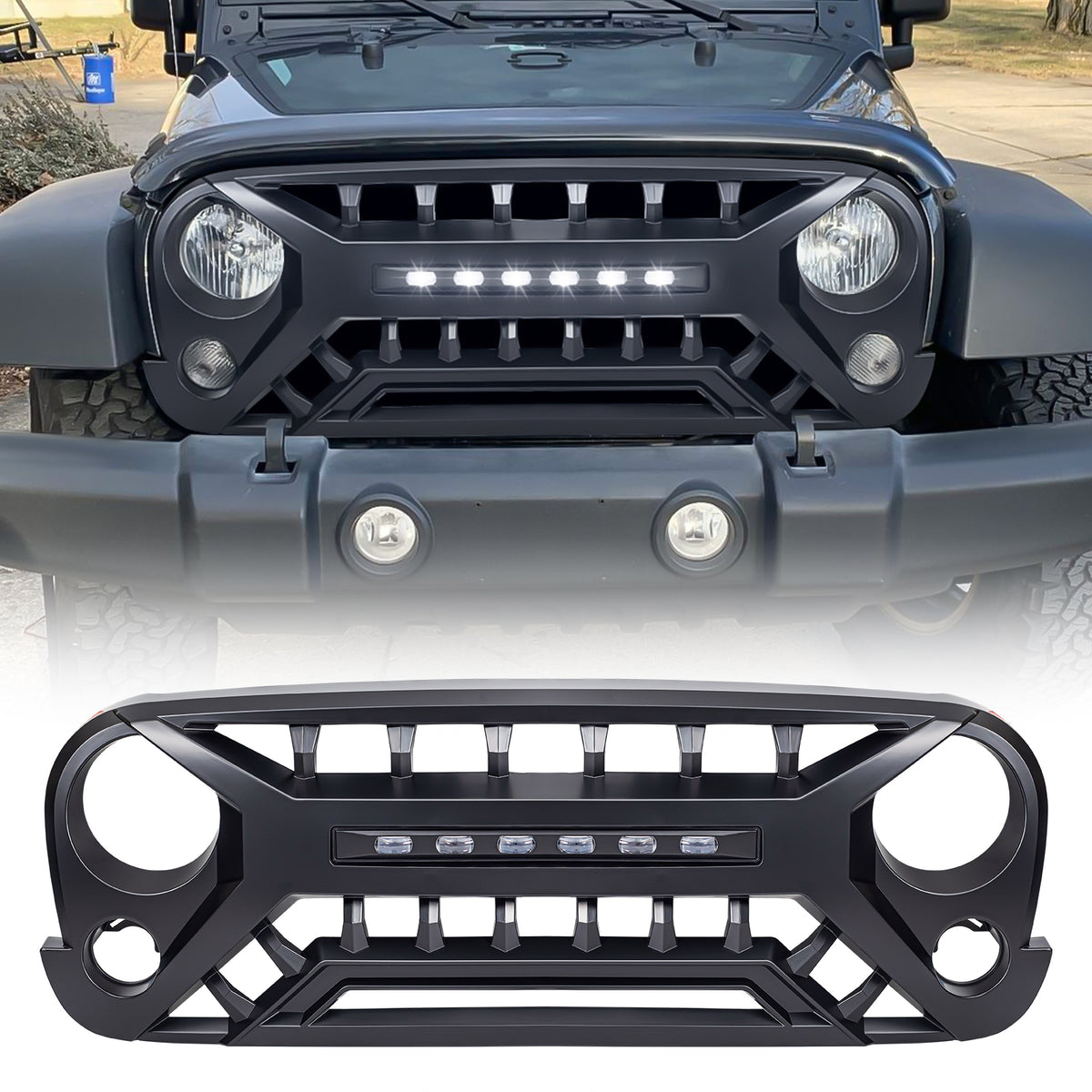 Matte black abs plastic grille from AMERICAN MODIFIED part number AMJPAA00133