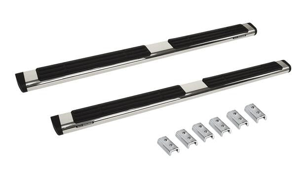 Silver stainless steel step nerf bar from Big Country part number 396806