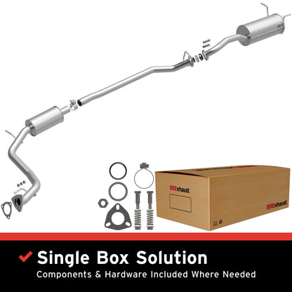 Satin exhaust system kit from BRExhaust part number 106-1001