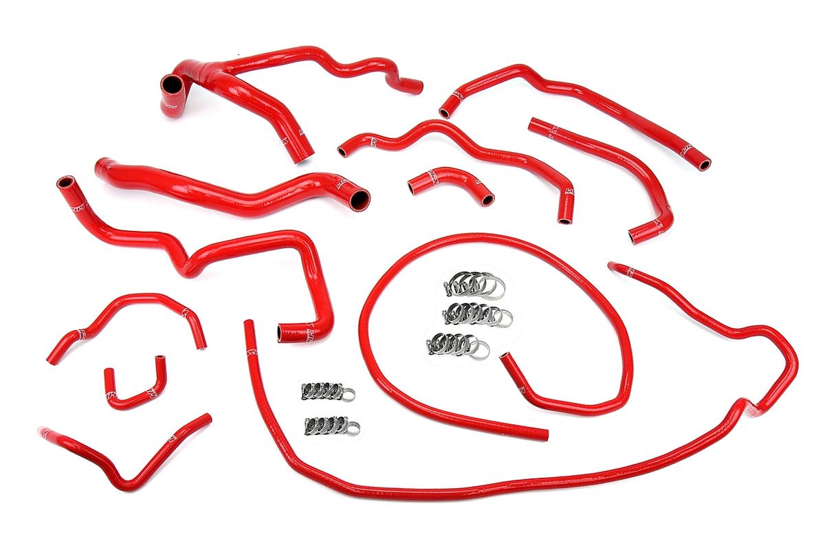 Radiator Coolant Hose Kit from HPS Performance part number 57-1512-RED