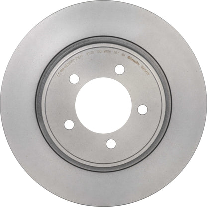 Gray cast iron disc brake rotor from Brembo part number 09.B542.11