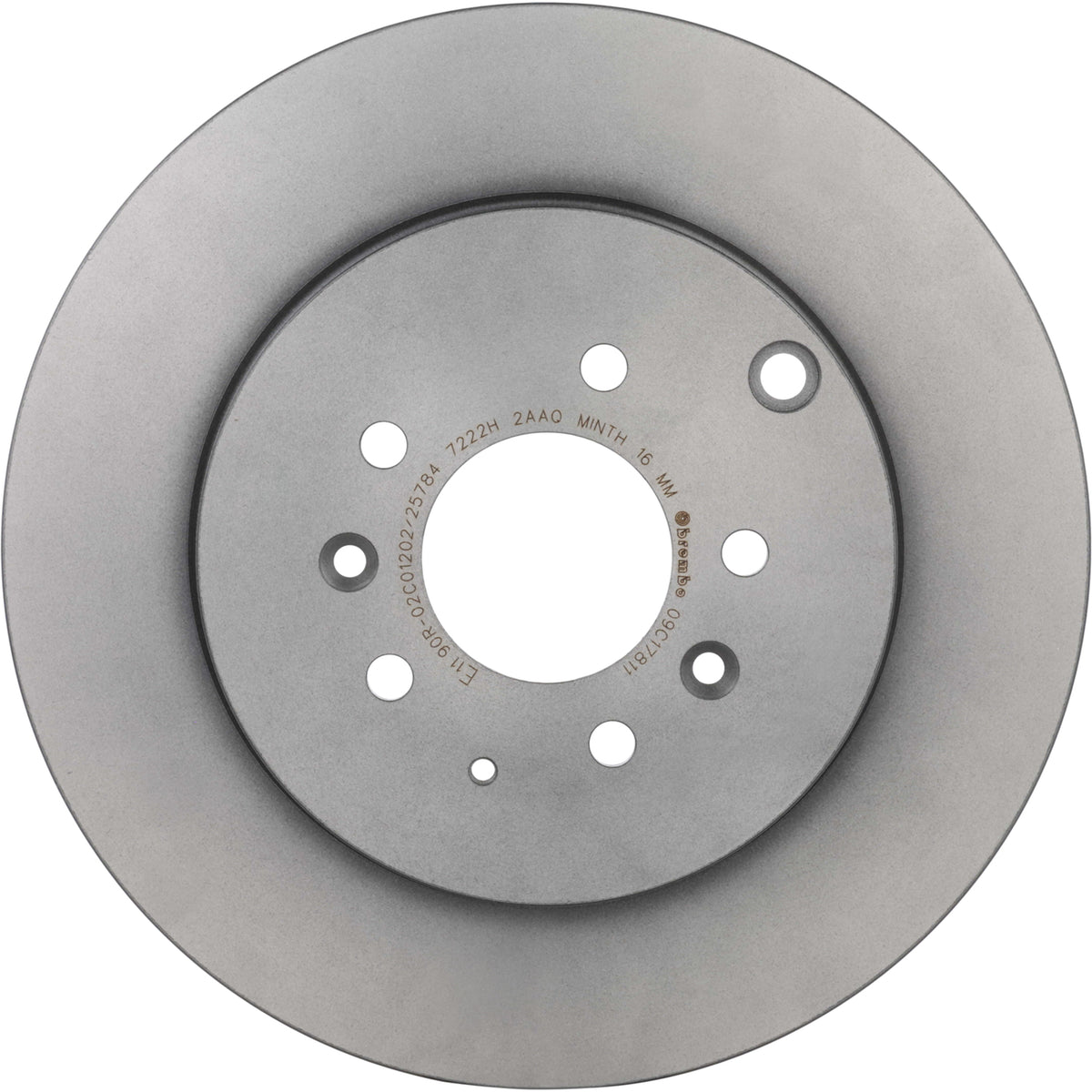 Gray cast iron disc brake rotor from Brembo part number 09.C178.11