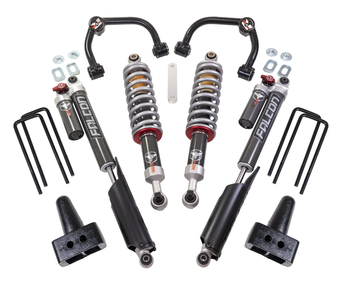 Black suspension lift kit from ReadyLift part number 62-23040
