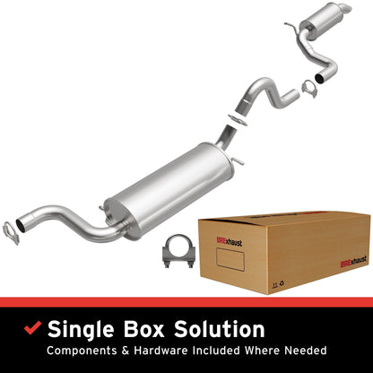 Satin exhaust system kit from BRExhaust part number 106-0024