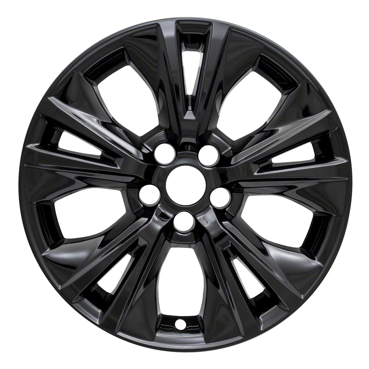 Black gloss abs plastic wheel cover 18 diameter from Coast To Coast part number IWCIMP410BLK