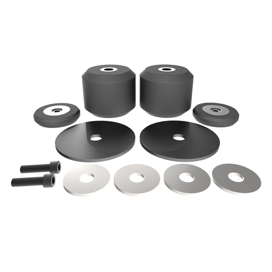 Suspension Rubber Helper Spring Kit with mounting hardware from Timbren part number GMFG45