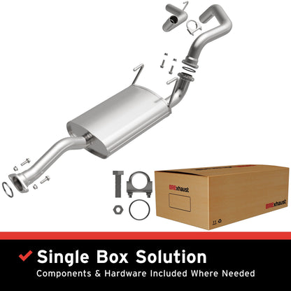 Satin exhaust system kit from BRExhaust part number 106-0022