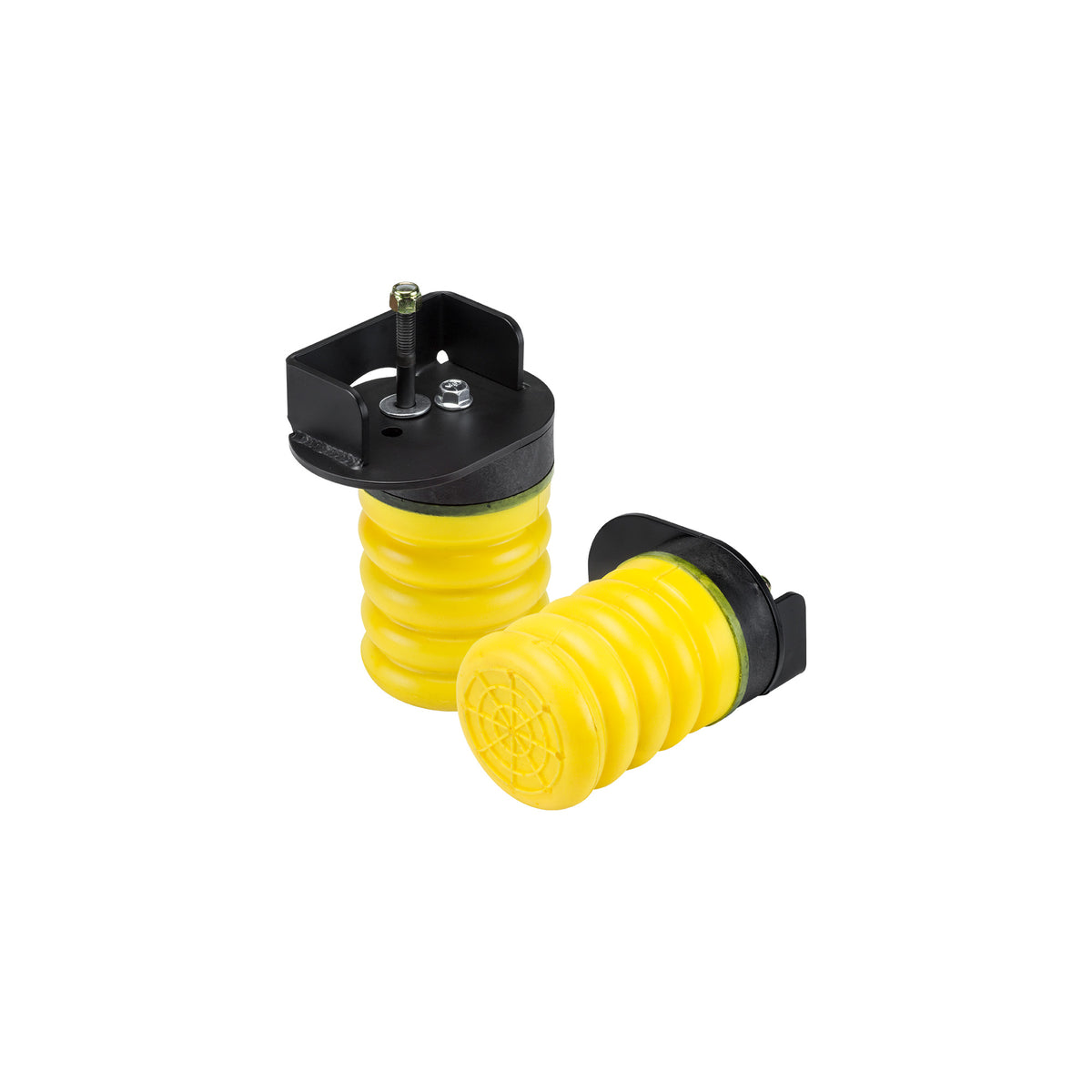 Yellow air suspension helper spring kit from SuperSprings part number SSR-130-54