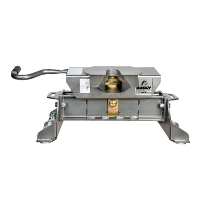 Gray steel fifth wheel trailer hitch from Husky Towing part number 33013K