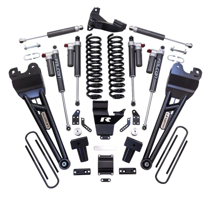 Black steel suspension lift kit from ReadyLift part number 43-23440