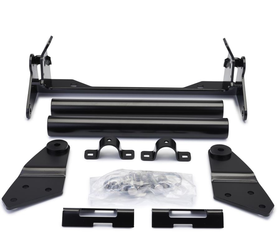 Black snow plow mount from Warn part number 93730
