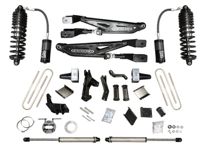 6? FTS-X RADIUS ARM SYSTEM W/ FRONT DIRT LOGIC 4.0 RESI COILOVERS & REAR DIRT LOGIC 2.25 SHOCKS – K2436DL from Fabtech part number K2436DL